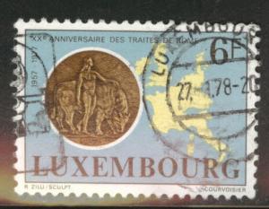 Luxembourg Scott 606 used 1977 stamp