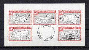 GUERNSEY-ALDERNEY 1965 SHEETLET USED