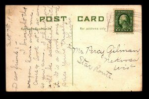 1914 Nekoosa Wisconsin Star Route RFD Manuscript / ONLY KNOWN - L27565