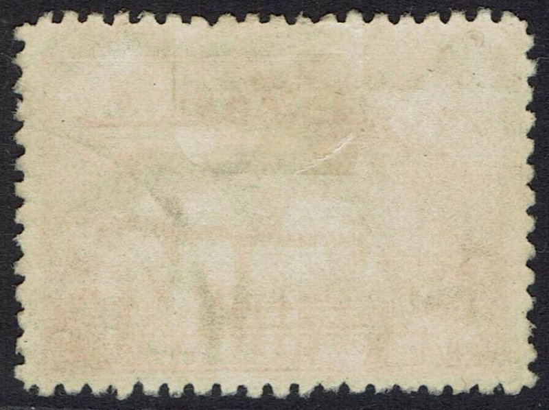 NEW GUINEA 1925 HUT 10/- USED 