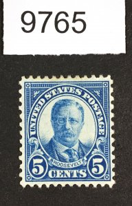 MOMEN: US STAMPS # 637 MINT OG H LOT #D 9765