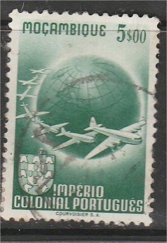 MOZAMBIQUE, 1949, used 5e Planes Circling Scott C27