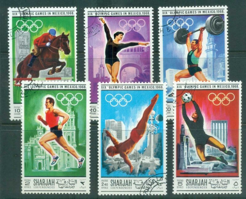 Sharjah 1972 Mexico Olympics CTO