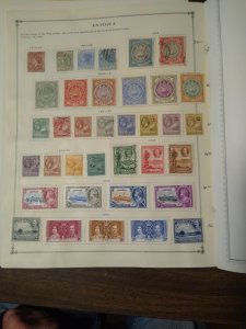 collection on pages Antigua to 1940 HH: CV $278