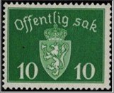Norway 1941 Used Stamp NK T42 (SCNO O35) Offentlig Sak- No watermar*STOCK IMAGE*