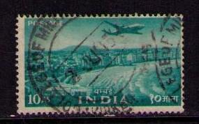 INDIA Sc# 263 USED F Plane Marine Drive Bombay