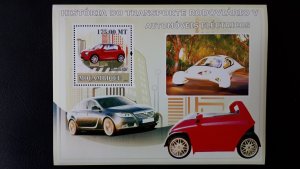 Cars - Electrical - History 5 - Mozambique 2009 - Complete SS + Bl ** MNH