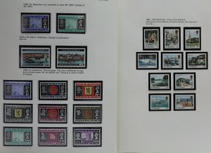 GB Guernsey 1969/85 strong collection of complete sets and sheetlets UM Stamps