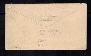 1942 USA APO 502 New Caledonia Army COver to Upper Darby PA LTC Earle Stead