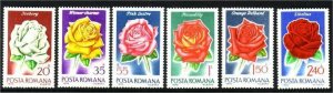 Romania STAMPS 1970 Flowers roses MNH POST full set