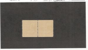 US SCOTT# 846, COIL LINE PAIR, MNH, OG