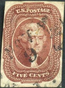 #12 VF-USED WITH LIGHT DATE CANCEL SMALL CORNER CREASE CV $875.00 BN4900
