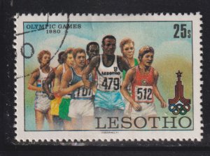 Lesotho 294 Marathon Running, Moscow 1980