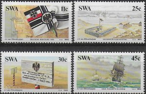 1984 South West Africa german colonization 4v. MNH SG n. 431/434