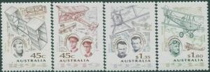 Australia 1994 SG1475-1478 Aviation Pioneers set MNH