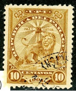 Paraguay, Scott #100, Used