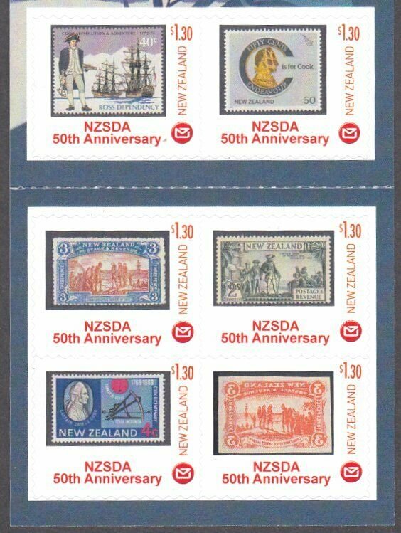 NEW ZEALAND 2019 NZSDA Capt Cook $13 CAL booklet - only 250 printed........D867b