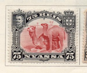 Nyassa 1901 Early Issue Fine Mint Hinged 75r. NW-265426