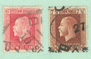 New Zealand #154a-155a Used Single (King)