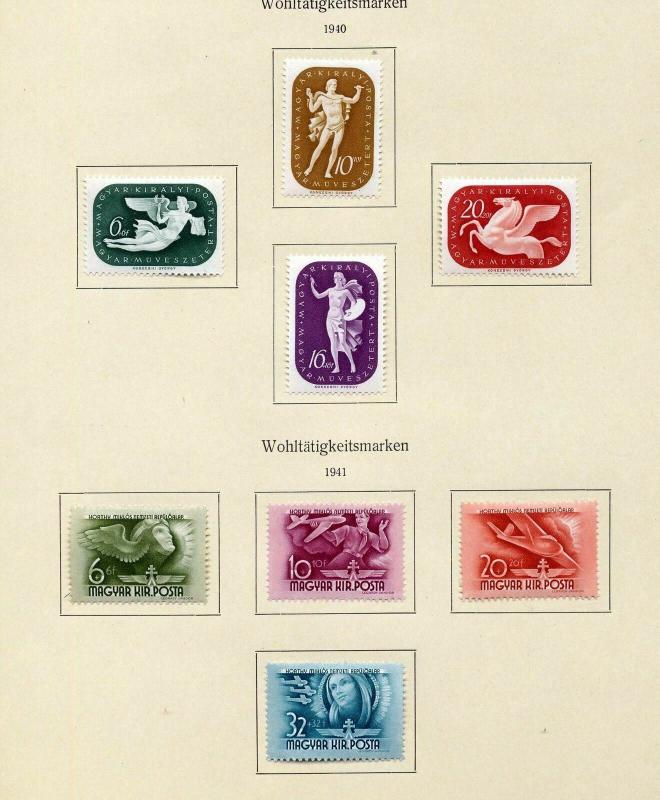 Hungary 1940s M&U Collection Dues Red X Air 120+Items (Wa 654