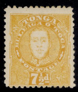 TONGA QV SG35, 7½d orange-yellow, M MINT. Cat £45.