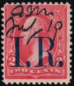 R155 2¢ Internal Revenue Stamp (1898) Used