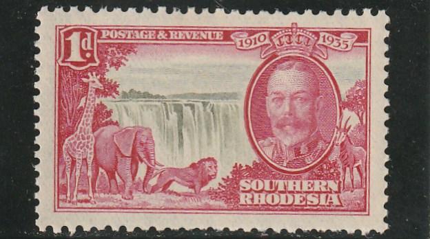 Southern Rhodesia  Scott#  33  MH