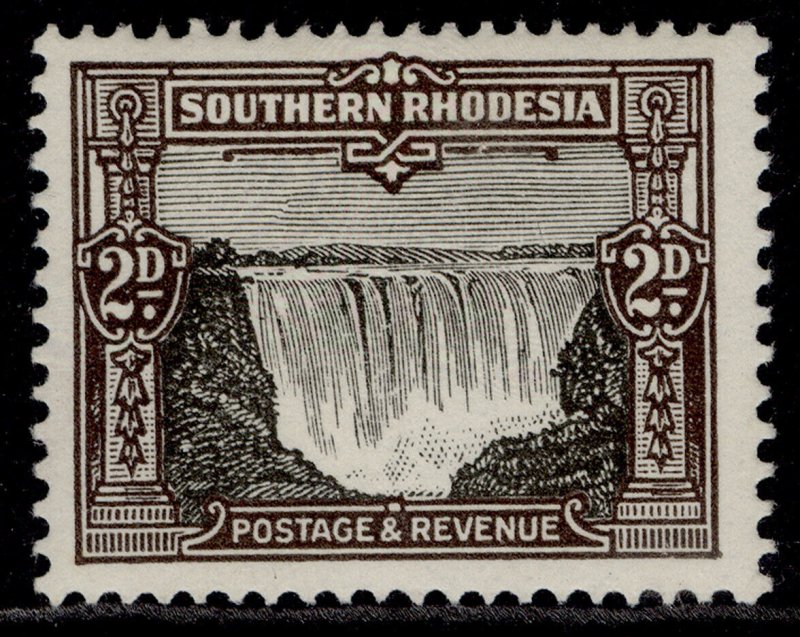 SOUTHERN RHODESIA GV SG17, 2d black & sepia, M MINT. Cat £13.