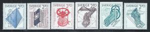 SWEDEN SC# 1496-1501 FVF/MNH 1984