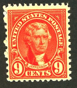 U.S. #590 MINT OG NH