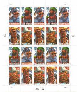 US 3083-86 - 32¢ Folk Heroes Unused