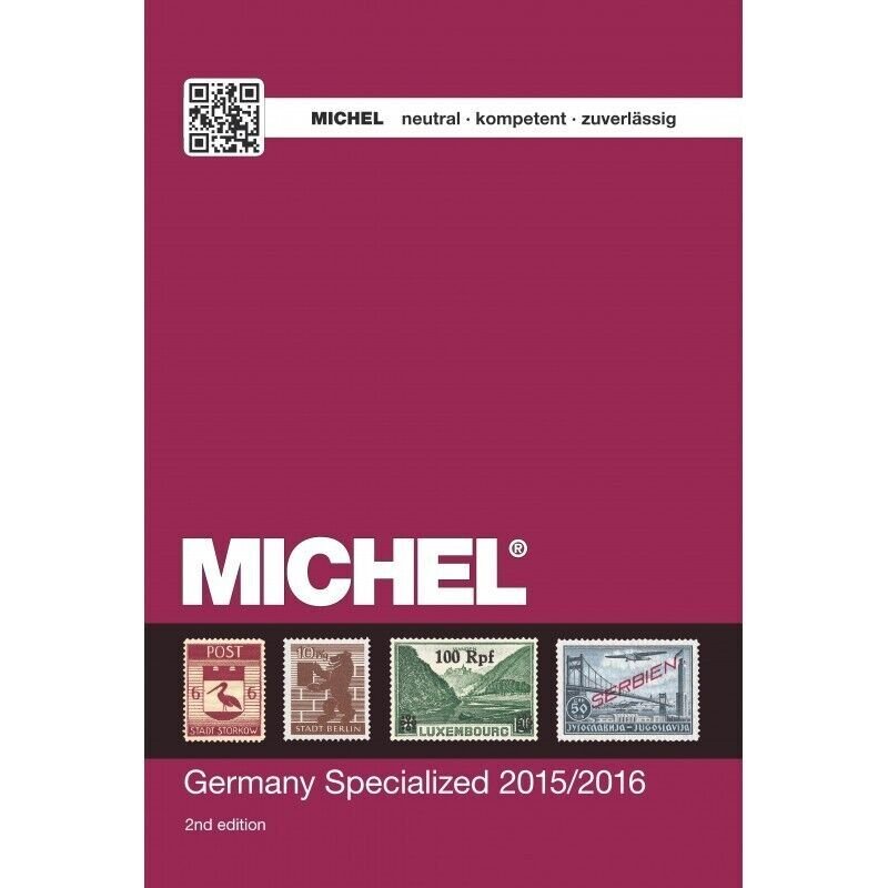 Michel stamp catalogue Michel Germany upto 1945 Specialised English lang vol 2 