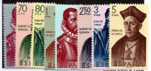 Spain 1131-1138 Set Mint Never Hinged