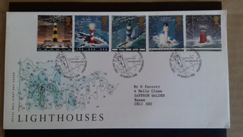 Great Britain 1998 Lighthouses FDC