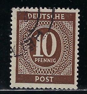 Germany AM Post Scott # 537, used