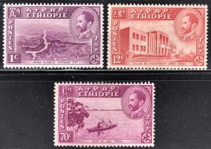Ethiopia Scott 285, 290, 293  F to VF mint & unused no gum.