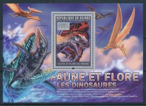 [107058] Guinea 2011 Prehistoric animals dinosaurs Sheet MNH