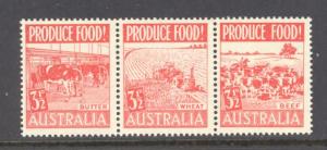 Australia Sc # 253-255a mint never hinged