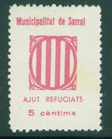 SPAIN Civil War Republic Sarral GG 1222