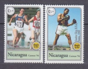 1994 Nicaragua 3404-3405 100 years of the Olympic Committee 3,60 €