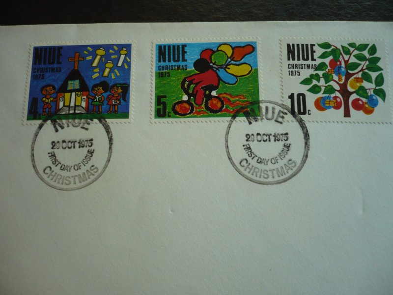 Stamps - Niue - Scott# 174-176 - First Day Cover