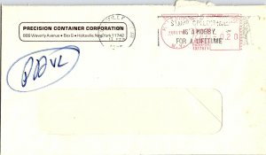 US SLOGAN CANCEL COVER STAMP COLLECTING IS A HOBBY FOR A LIFETIME 1985