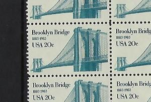 Catalog # 2041 Single Stamps  Brooklyn Bridge NYC