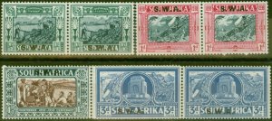 South West Africa 1938 set of 4 SG105-108 V.F Very Lightly Mtd Mint