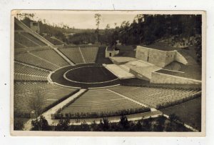 1936 Germany Olympics Reich Stadium Interior Postcard Cover RPPC Olympics cancel