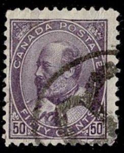 Canada #95 used 50c king