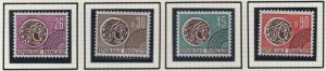 France #1315-1318  MNH  1971  Gallic coin pre-cancellations