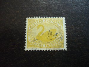 Stamps - Western Australia - Scott# 91 - Used Part Set of 1 Stamp