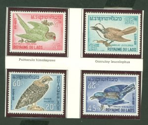 Laos #122-125 Mint (NH) Single (Complete Set)