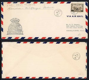 Canada 1934 first flight cover